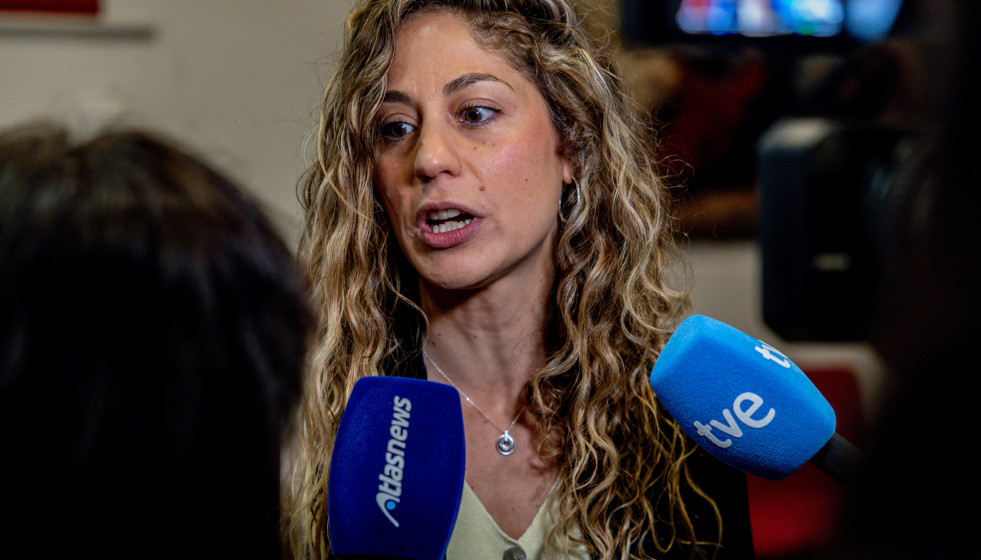 La coordinadora general de Sumar, Lara Hernández