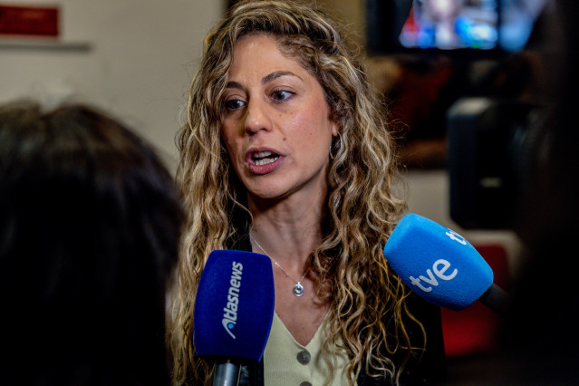 La coordinadora general de Sumar, Lara Hernández