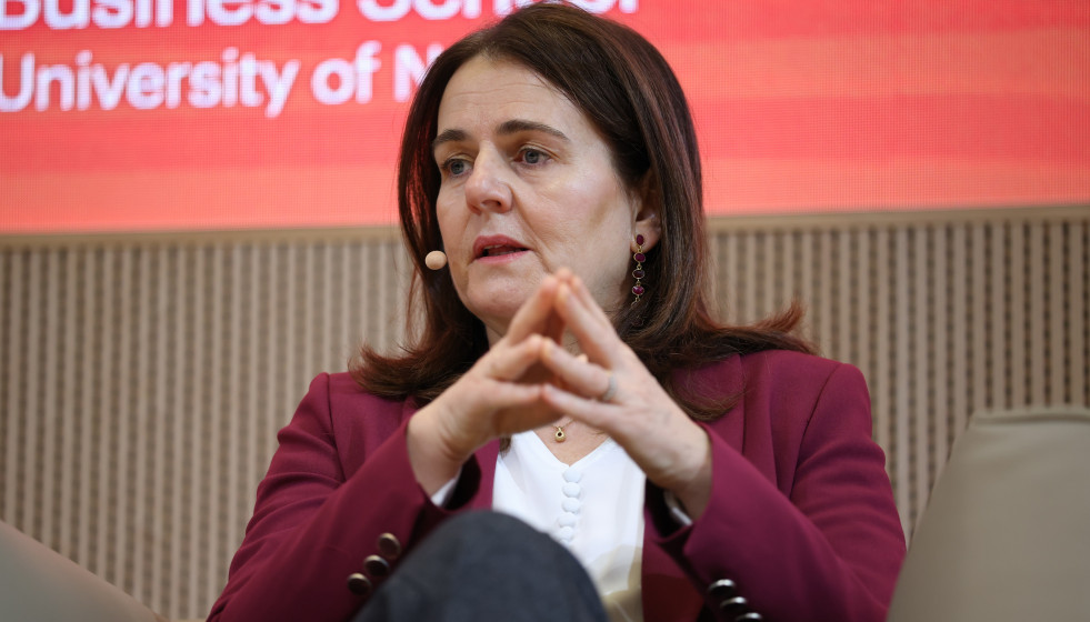 Archivo - La directora de Energía de la CNMC, Rocío Prieto, durante el 23º Encuentro de Energía del IESE y Deloitte, en IESE Madrid, a 11 de febrero de 2026, en Madrid (España).