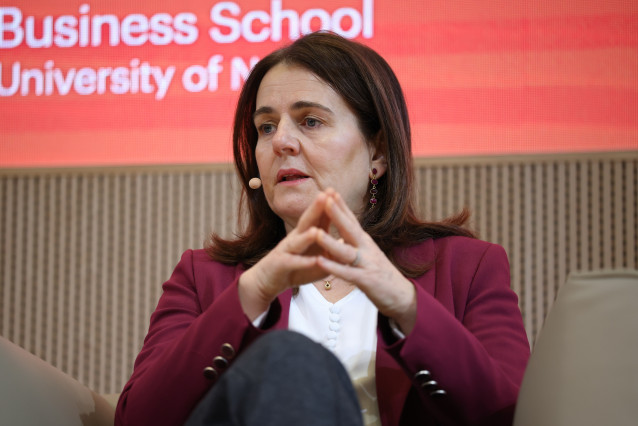 Archivo - La directora de Energía de la CNMC, Rocío Prieto, durante el 23º Encuentro de Energía del IESE y Deloitte, en IESE Madrid, a 11 de febrero de 2026, en Madrid (España).