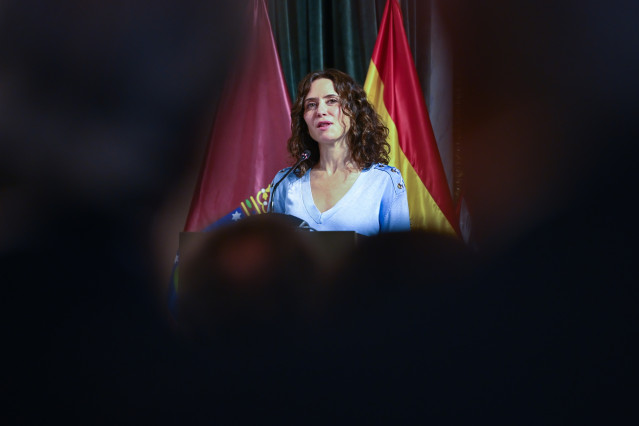 La presidenta de la Comunidad de Madrid, Isabel Díaz Ayuso