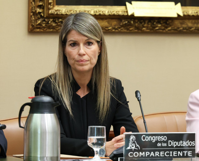 La periodista Maribel Vilaplana en la comisión de investigación de la dana del Congreso de los Diputados