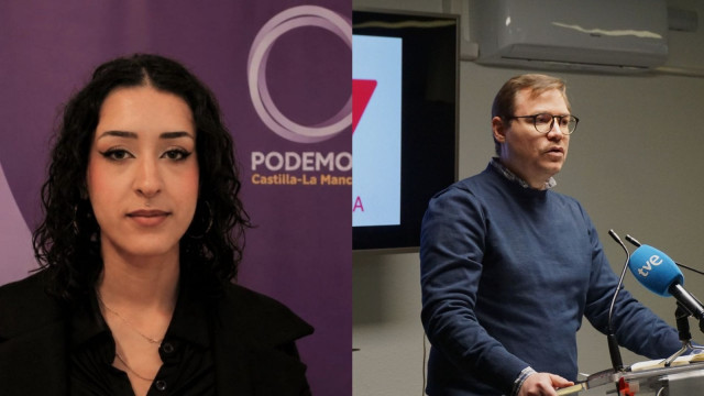 Los líderes de Podemos e IU en Castilla-La Mancha