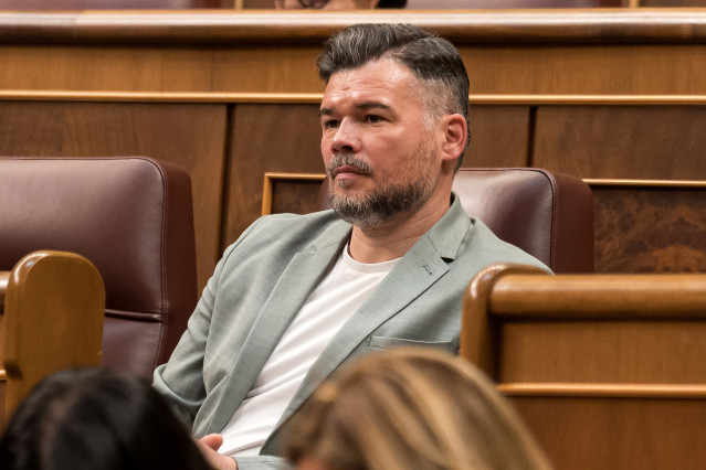 El portavoz de ERC en el Congreso, Gabriel Rufián.