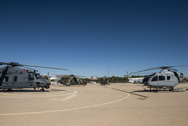 Archivo - Helicópteros Airbus.