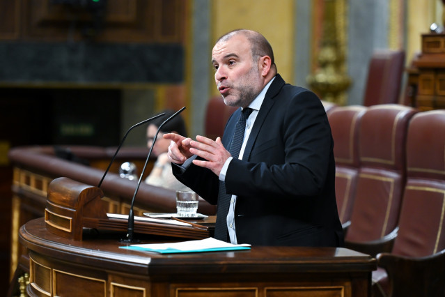 Archivo - El diputado de Junts Josep Pagès i Massó interviene durante una sesión plenaria en el Congreso de los Diputados, a 17 de marzo de 2026, en Madrid (España). El Pleno aborda hoy dos proposiciones de ley, debates sobre libertad de información y cri