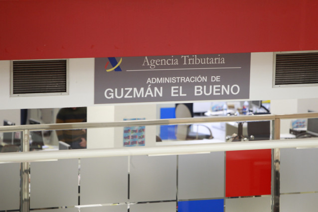 Archivo - Administración de Hacienda de la calle Guzmán El Bueno en Madrid.