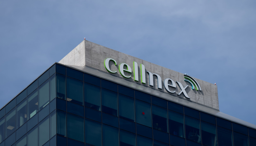 Archivo - Fachada de la sede de Cellnex, en Barcelona, Cataluña (España)