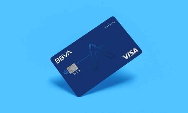 Archivo - Nueva tarjeta Aqua Más de BBVA.