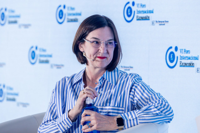 Archivo - La presidenta de la CNMC, Cani Fernández, durante la primera jornada del VI Foro Internacional Expansión, en el Parador de Alcalá de Henares, a 21 de mayo de 2025, en Alcalá de Henares, Madrid (España)