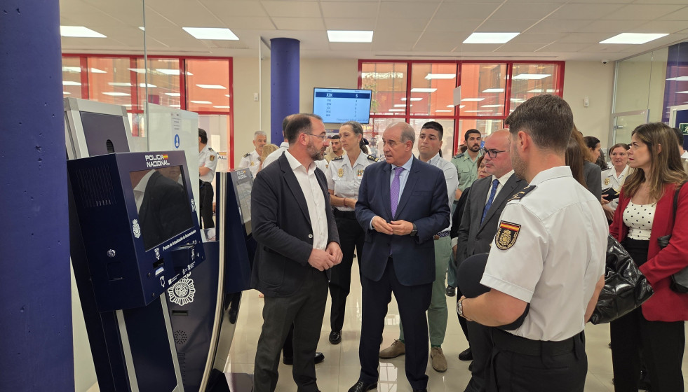 El director general de la Policía, Francisco Pardo Piqueras, en la inauguración de la nueva Unidad de Documentación de Colmenar Viejo
