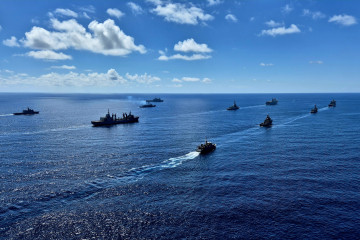 Buques participantes en el ejercicio Flotex-26 de la Armada