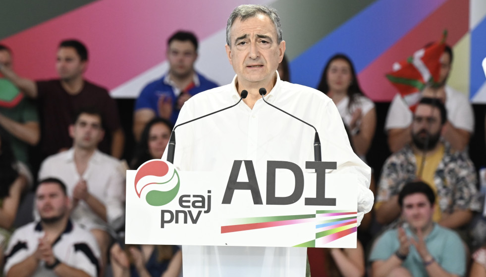 EuropaPress 7547083 presidente ebb aitor esteban acto politico adi 26 27 24 mayo 2026 durango