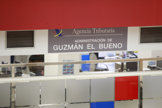 Archivo - Administración de Hacienda de la calle Guzmán El Bueno en Madrid.