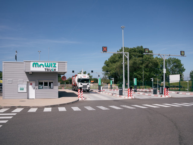 Red de parkings seguros de mowiz Truck