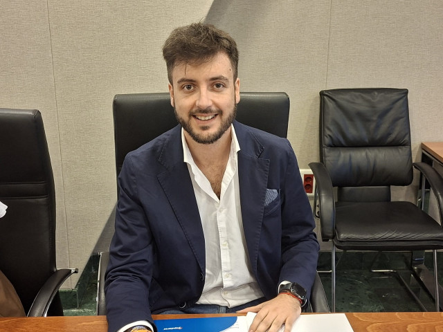 Archivo - El diputado regional del PP Antonio Landáburu