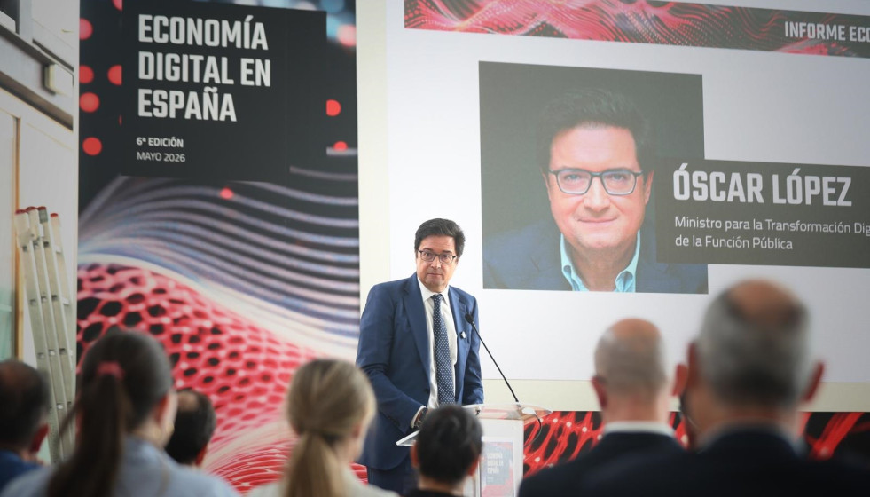 El ministro para la Transformación Digital y de la Función Pública, Óscar López