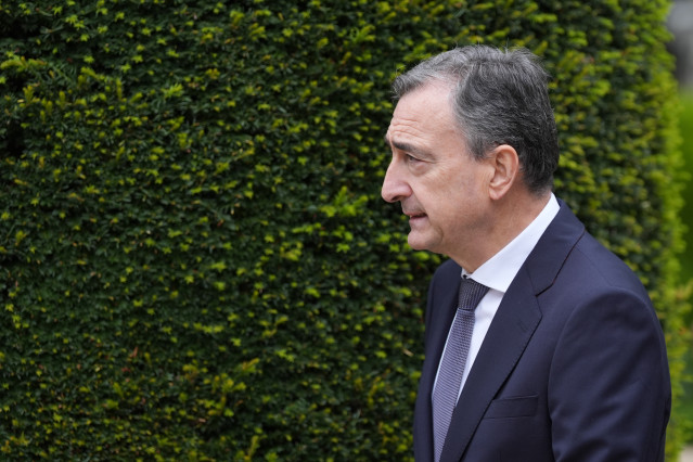 El presidente del Euzkadi Buru Batzar, Aitor Esteban
