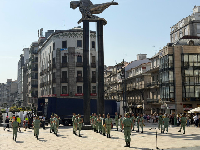 Imagen de un ensayo en Vigo.