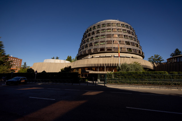 Archivo - Fachada de la sede del Tribunal Constitucional de España, a 26 de septiembre de 2025, en Madrid (España).