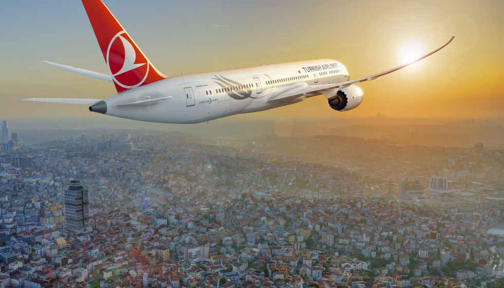 Archivo - Avión de Turkish Airlines.