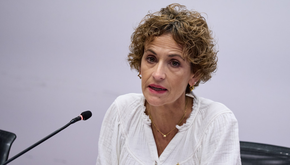 La presidenta del Gobierno de Navarra y secretaria general del PSN, María Chivite.