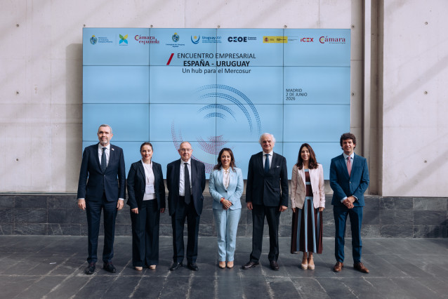 Encuentro Empresarial España-Uruguay organizado por la Cámara de Comercio de España, CEOE e ICEX España Exportación e Inversiones al que ha asistido la ministra de Industria, Energía y Minería de Uruguay, Fernanda Cardona.