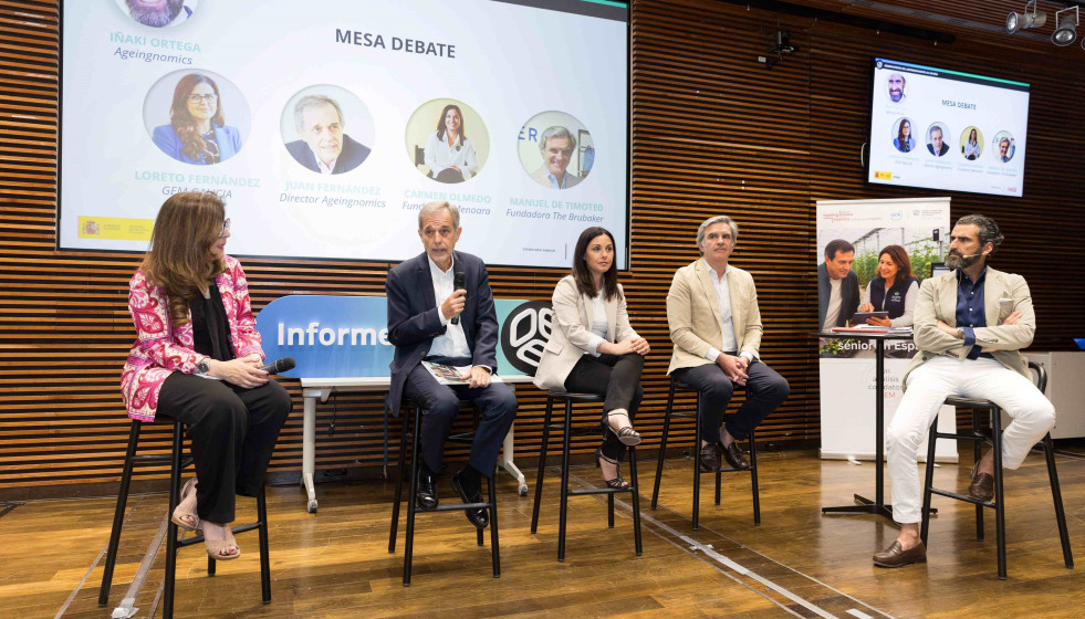 Presentación del informe 'El emprendimiento sénior en España’.
