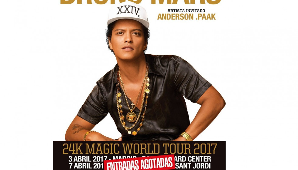 Bruno mars agotadas