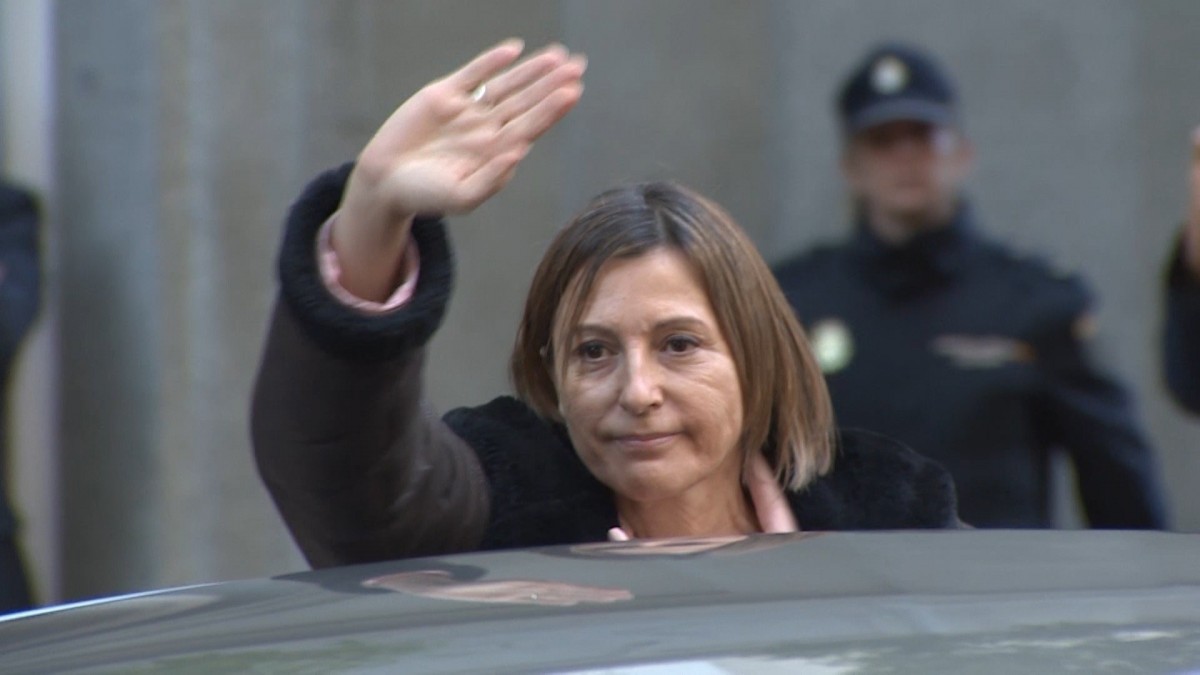 Forcadell salida tribunal supremo 9 noviembre