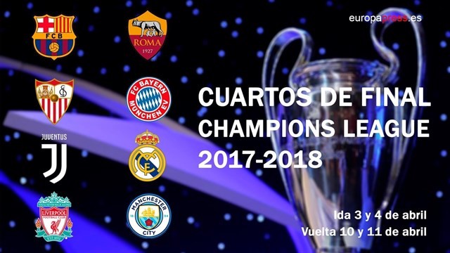 Sorteo Champions cuartos 2018