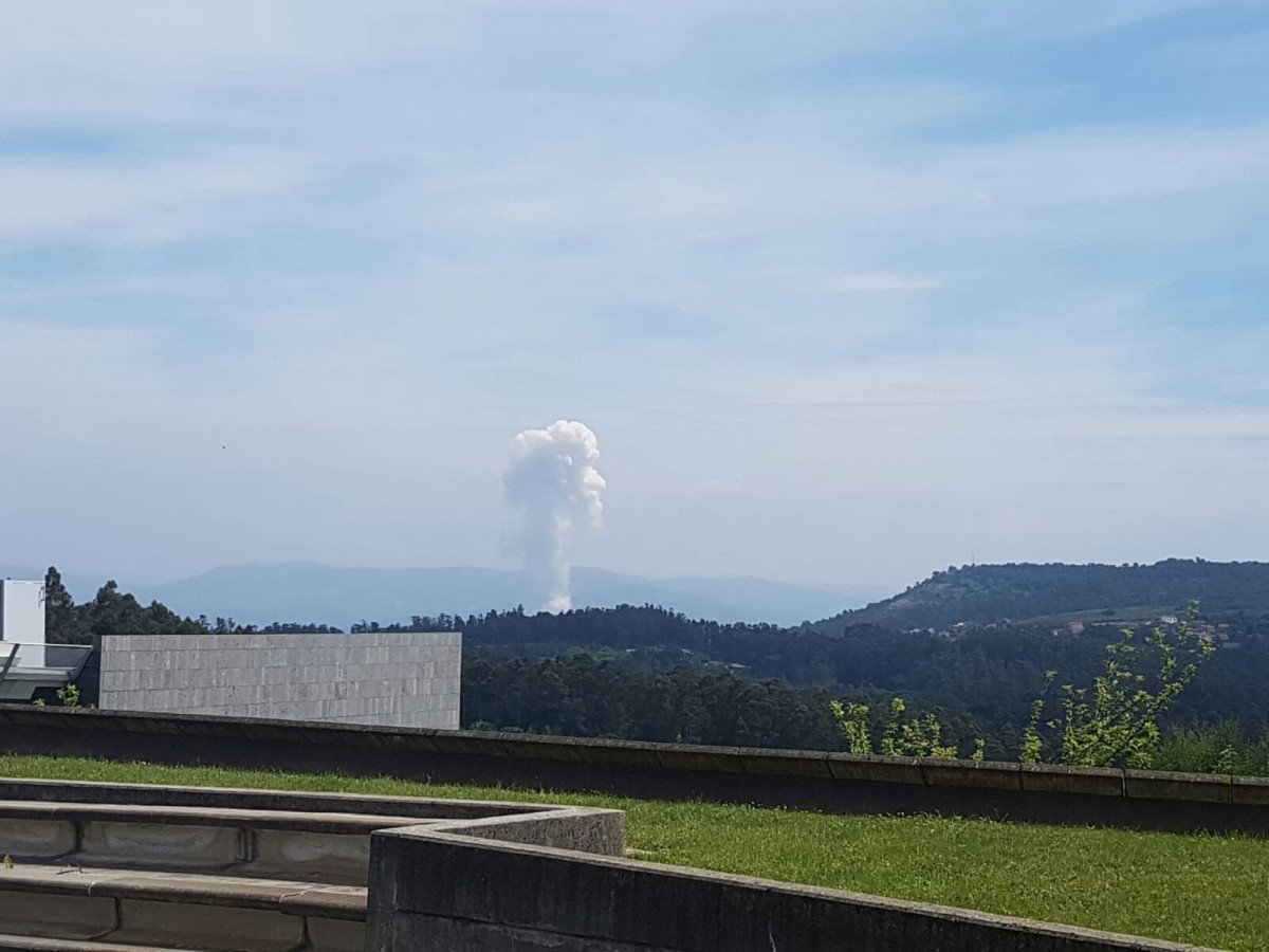 Explosión en un almacén de pirotecnia en Tui (Pontevedra).