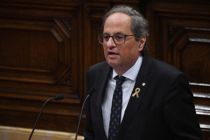 Quim torra parlament tres 02102018