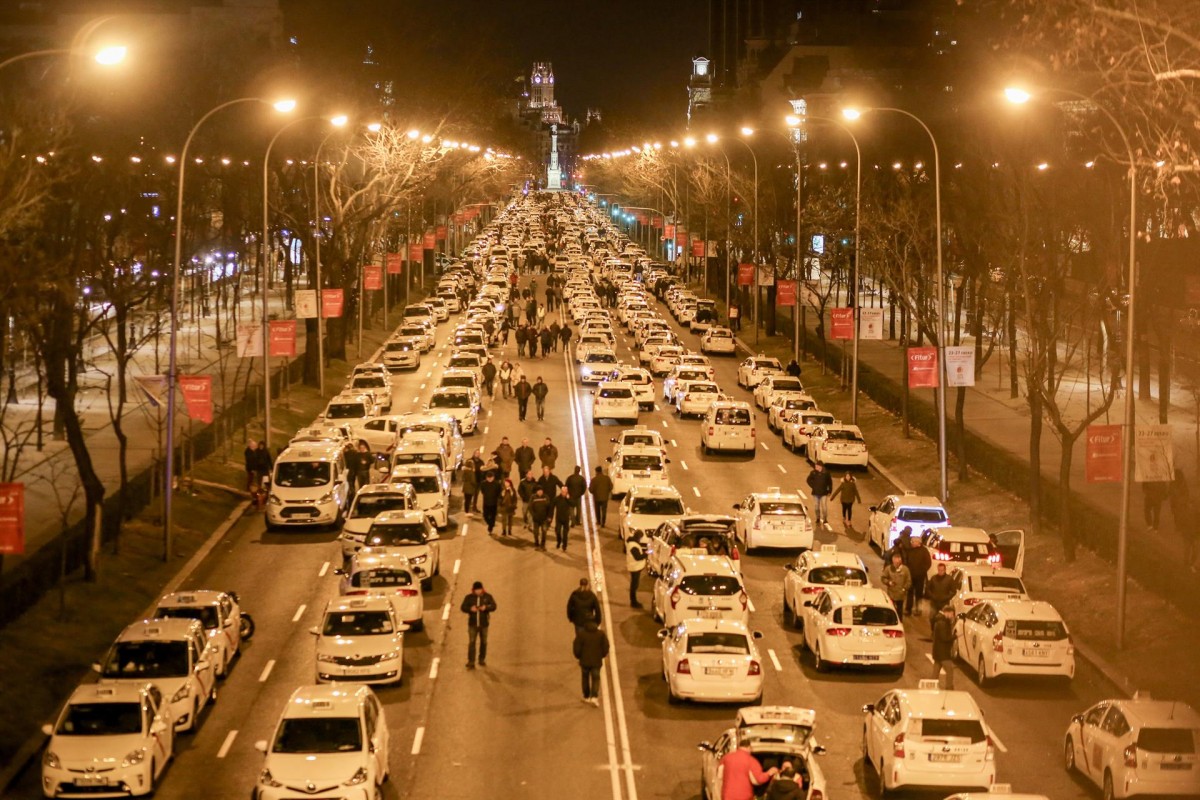 Taxistas madrid