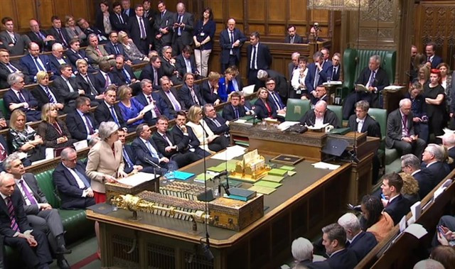 Theresa may en parlamento uk