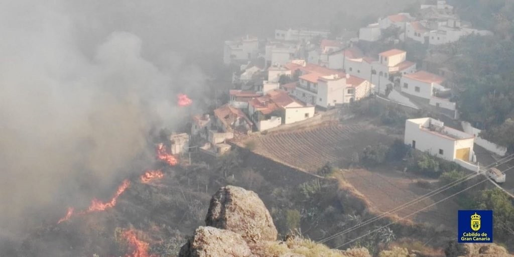 Incendio en Gran Canaria imagen