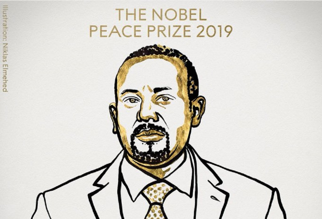 u200bEl Premio Nobel de la Paz 2019 parael Primer Ministro de Etiopu00eda, Abiy Ahmed