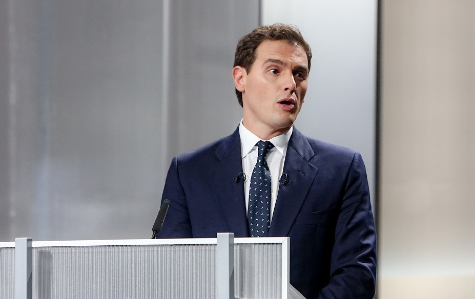 Albert Rivera en el debate electoral