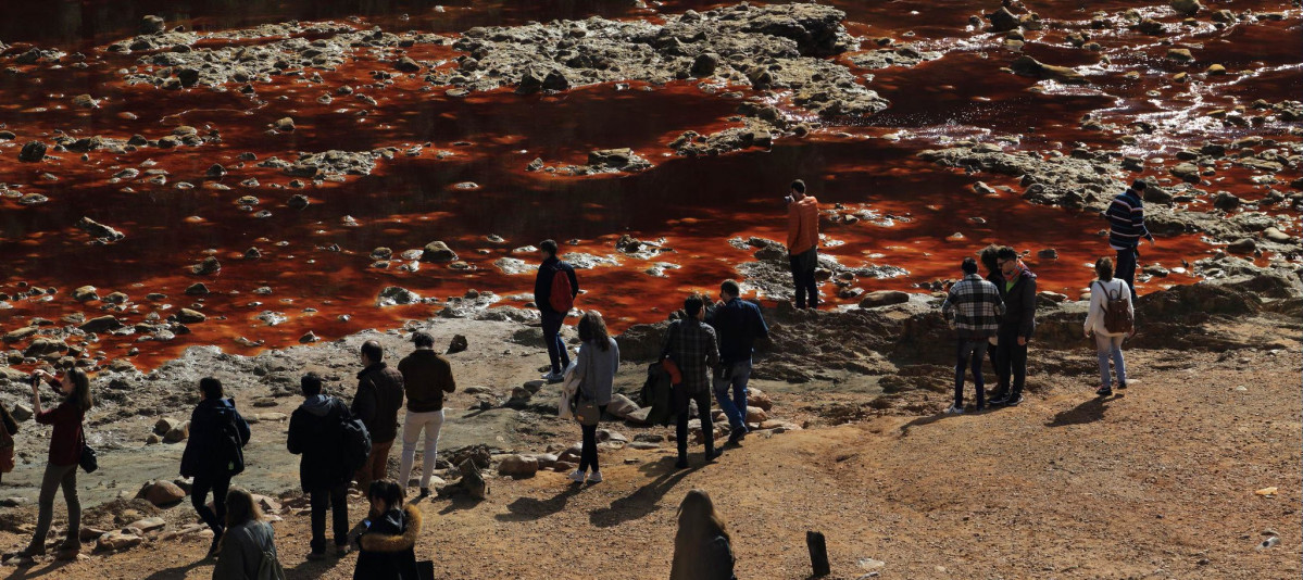 Ru00edo Tinto contaminado por la mineru00eda en una foto del Flickr de Victor Fernandez Salinas tomada en 2016
