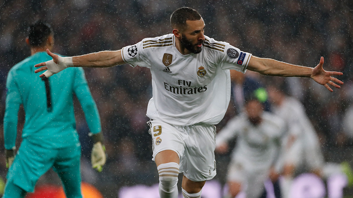 Benzema real madrid psg