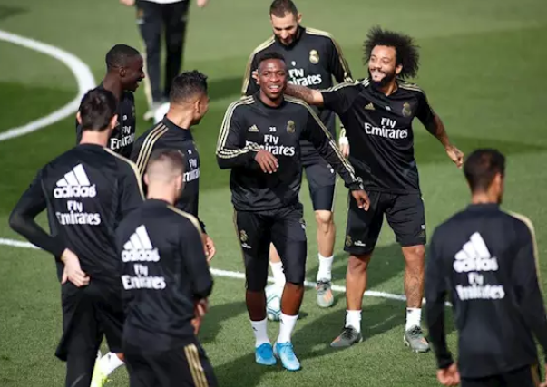 Entrenamiento del Real Madrid