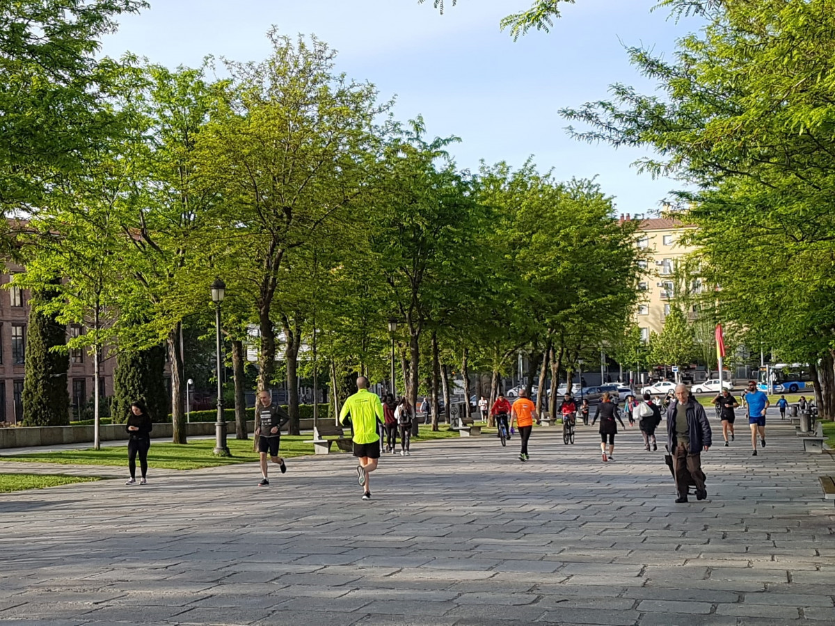 Puente De Toledo/Carabanchel En Las Primeras Horas Para Hacer Deporte