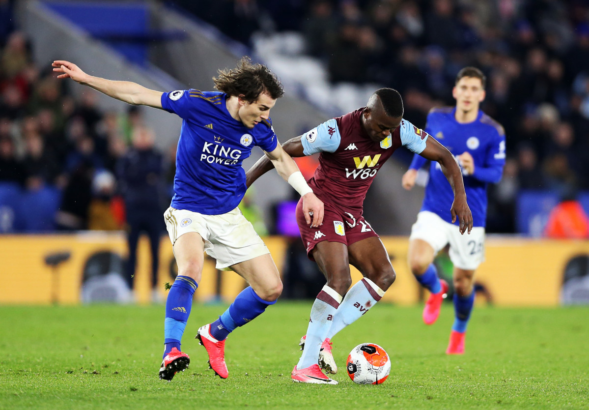 Imagen del partido de la Premier entre el Leicester City y el Aston Villa