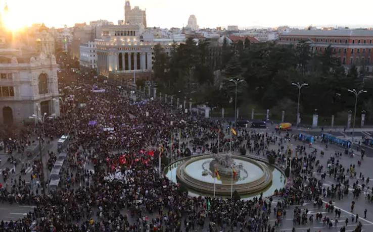 Manifestación del 8M de 2020 en Madrid