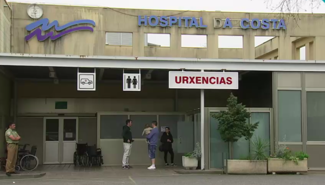 Urgencias del Hospital da Costa en Burela en una imagen de la CRTVG