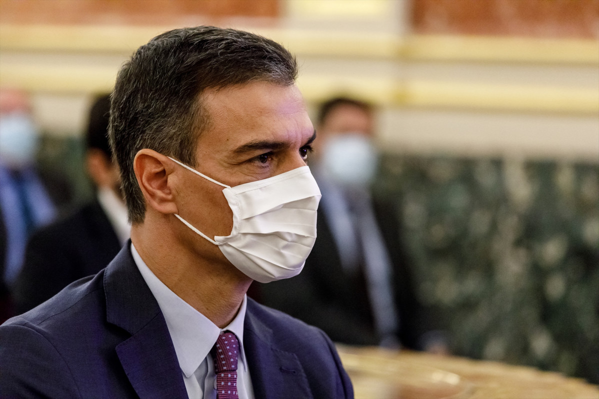 El presidente del Gobierno, Pedro Sánchez,