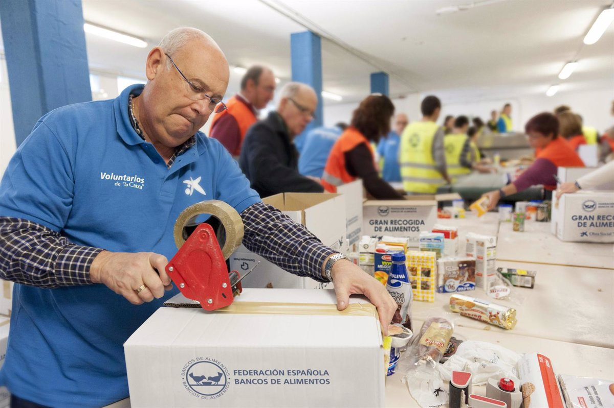 Recogida de alimentos prepandemia