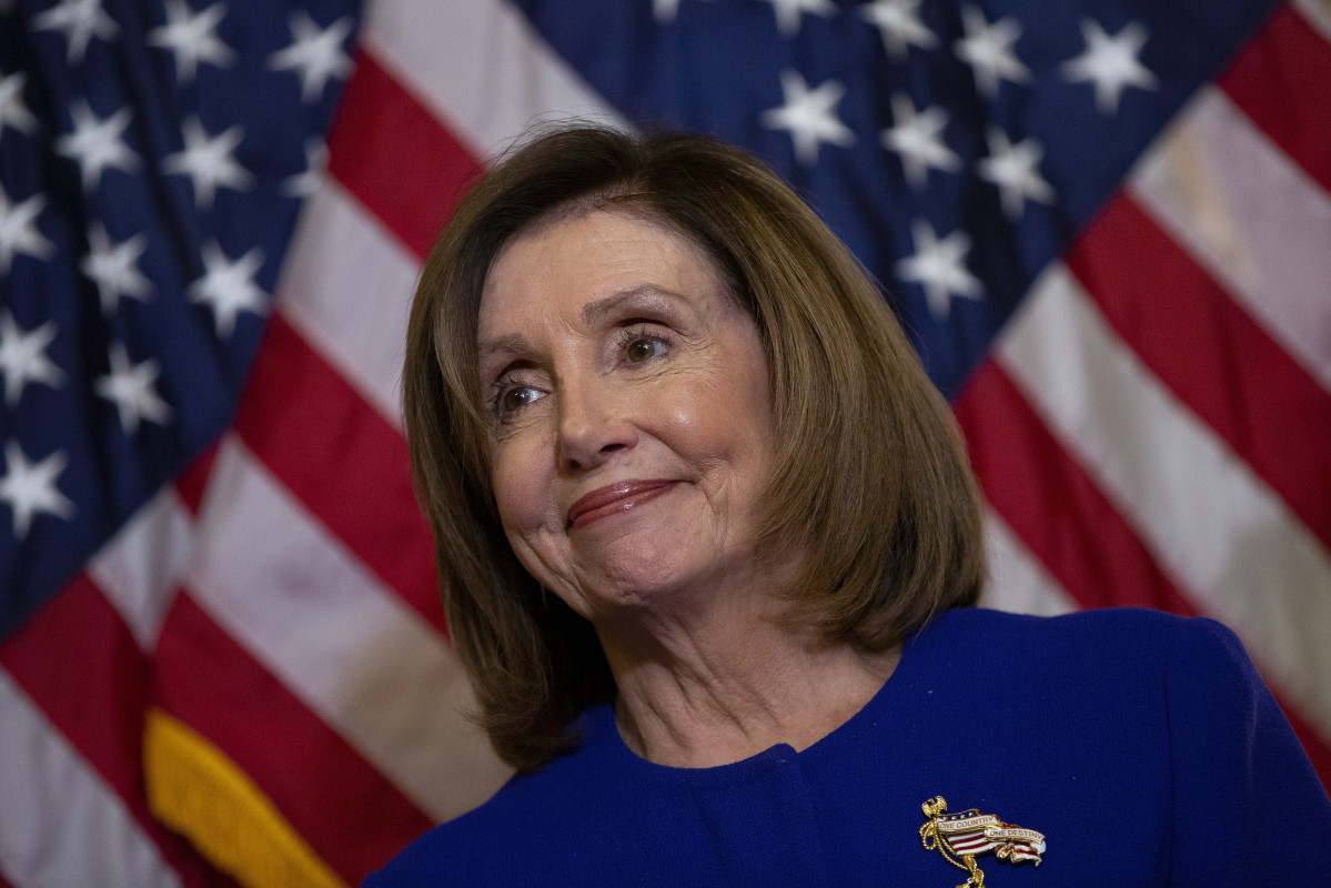 La presidenta de la Cámara de Representantes de Estados Unidos, Nancy Pelosi.