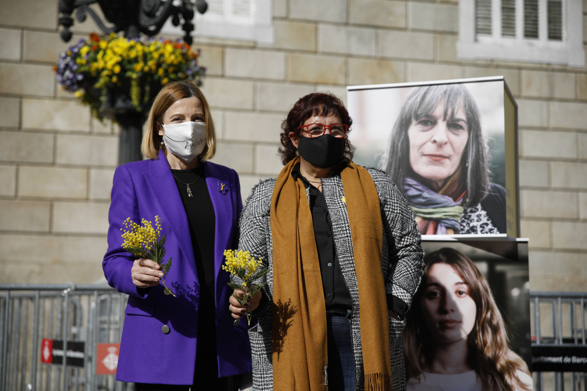 EuropaPress 3546213 i d expresidenta parlament carme forcadell exconsellera dolors bassa acto