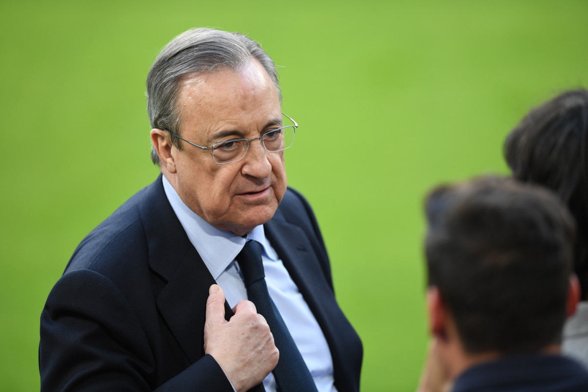 El presidente del Real Madrid, Florentino Pérez, principal impulsor de la Superliga europea de fútbol.